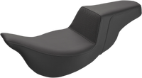 Thumbnail for SADDLEMEN Step-Up Seat - Gripper - Black - FL '08-'23 808-07B-174EXT