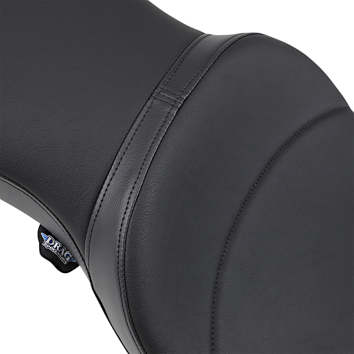 DRAG SPECIALTIES Predator III Seat - Double Diamond - Red Stitching - FXD/FLD '06-'17 0803-0604