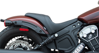 Thumbnail for DRAG SPECIALTIES 3/4 Solo Seat - Black - Diamond Stitch - '18-'22 Scout Bobber 0810-2255