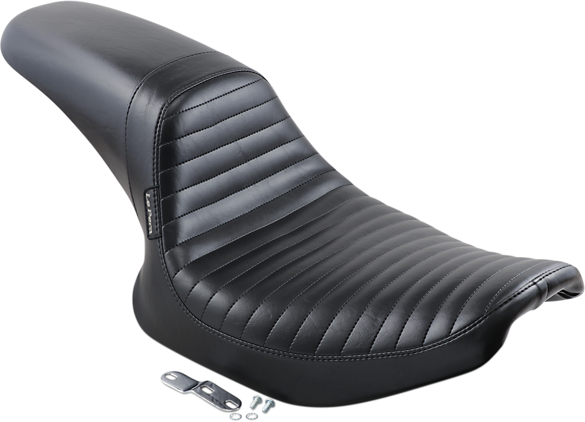 LE PERA Daytona Sport Seat - Pleated - Black - FXR '82-'00 L-541PT