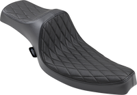 Thumbnail for DRAG SPECIALTIES Predator III Seat - Diamond Stich w/ Black Thread - XL '57-'78 0804-0758