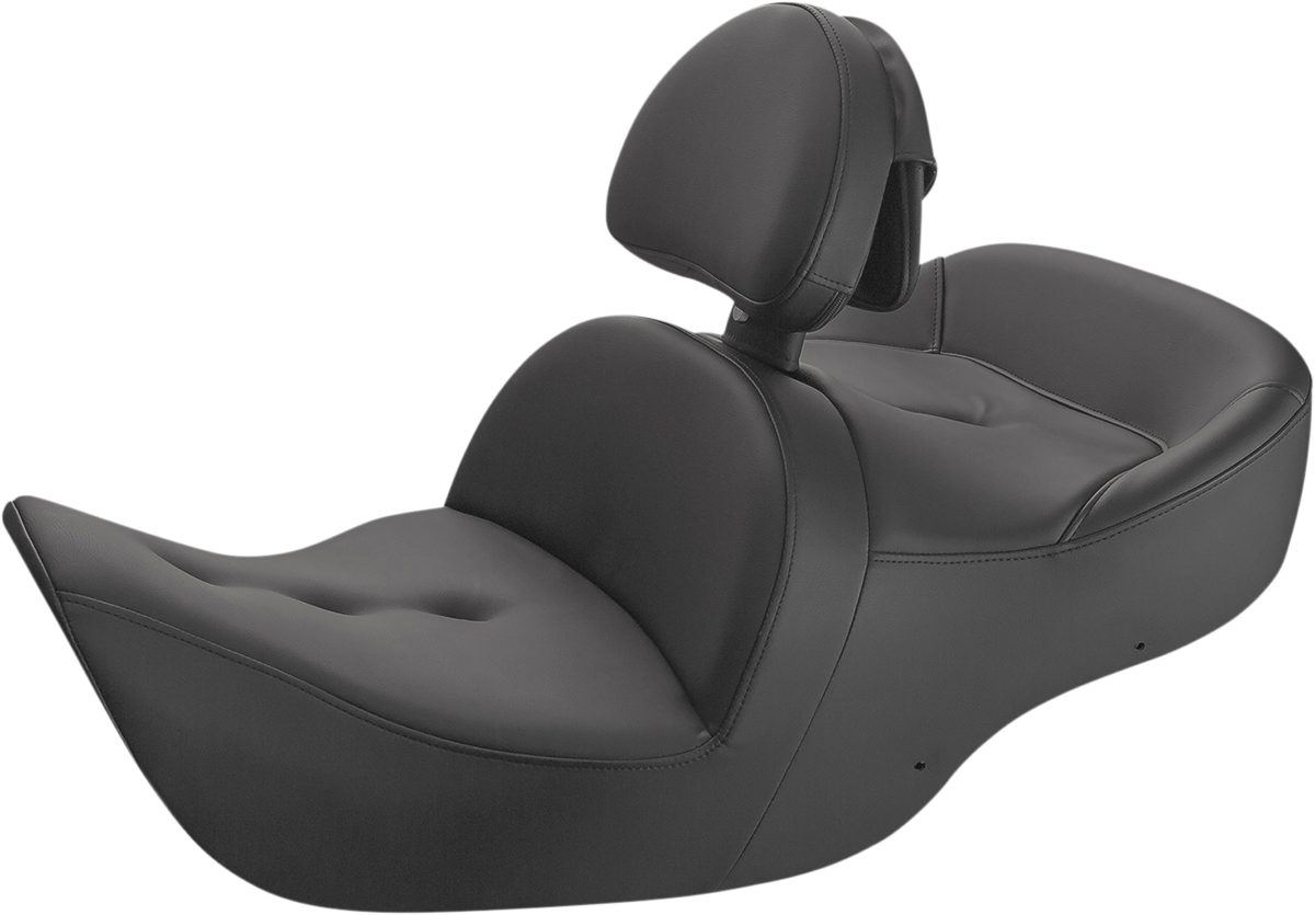 SADDLEMEN Seat - Roadsofa* - With Backrest - Pillow Top - Black H01-07-181BR
