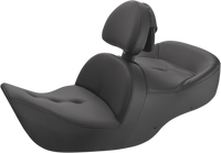 Thumbnail for SADDLEMEN Seat - Roadsofa* - With Backrest - Pillow Top - Black H01-07-181BR