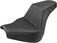 Thumbnail for SADDLEMEN Step-Up Seat - Rear Lattice Stitch - Black - FXBR/S '18-'20 818-31-173