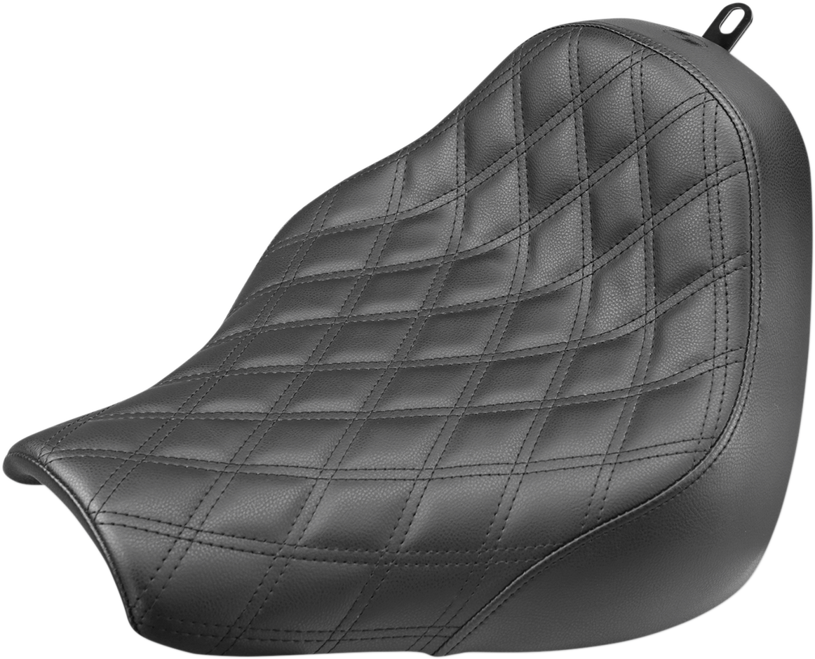 SADDLEMEN Renegade Solo Seat - Lattice Stitched - Black - FXBR/S '18-'20 818-31-002LS