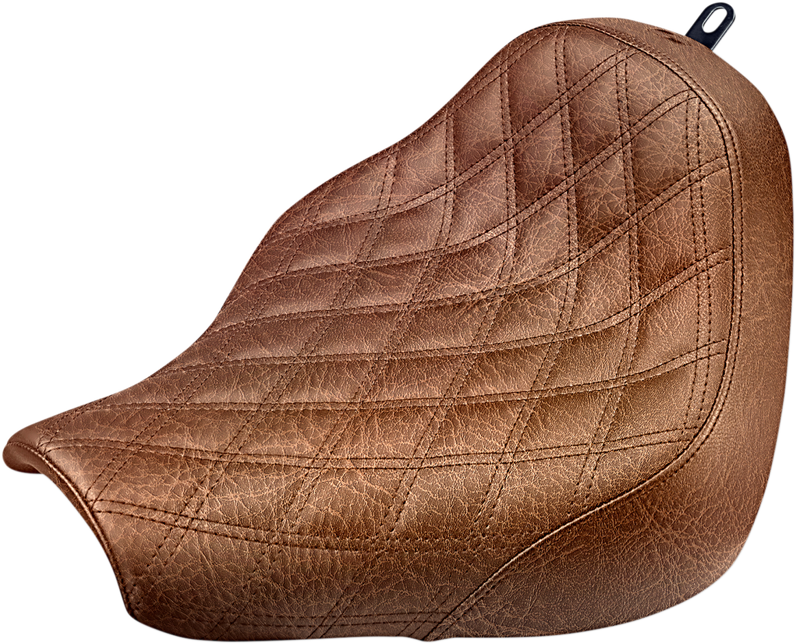 SADDLEMEN Renegade Solo Seat - Lattice Stitched - Brown - FXBR/S '18-'20 818-31-002BLS