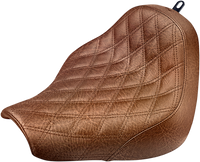 Thumbnail for SADDLEMEN Renegade Solo Seat - Lattice Stitched - Brown - FXBR/S '18-'20 818-31-002BLS