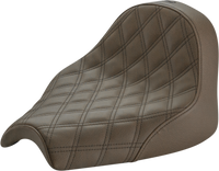 Thumbnail for SADDLEMEN Seat - Renegade Solo - Lattice Stitched - Brown I21-04-002BLS