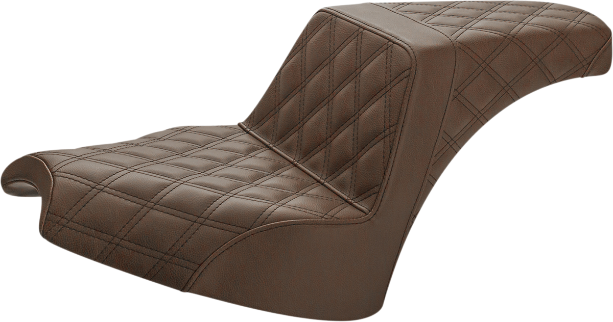 SADDLEMEN Step-Up Seat - Full Lattice - Brown - Chief I21-04-175BR