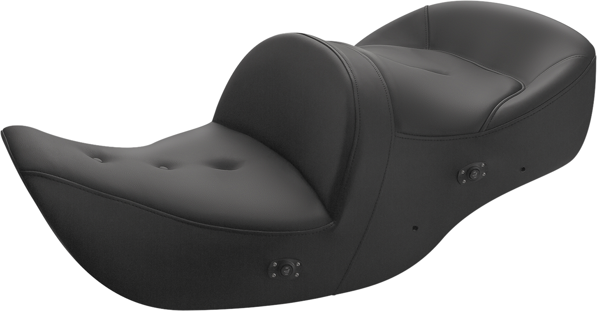 SADDLEMEN Seat - Roadsofa* - Without Backrest - Pillow Top - Black - Heated H01-07-181HCT