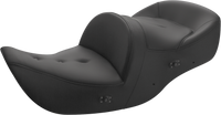 Thumbnail for SADDLEMEN Seat - Roadsofa* - Without Backrest - Pillow Top - Black - Heated H01-07-181HCT