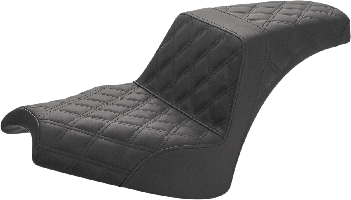 SADDLEMEN Step-Up Seat - Full Lattice - Black - Chief I21-04-175