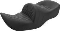 Thumbnail for SADDLEMEN Seat - Roadsofa* - Without Backrest - Full Lattice Stitch - Black H01-07-182