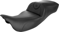 Thumbnail for SADDLEMEN Roadsofa* Extended Reach Seat - Black/Black Stitching - w/o Backrest 808-07B-188