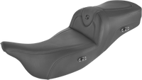 Thumbnail for SADDLEMEN Heated RoadSofa* Seat - Without Backrest - Black w/Black Stitching - Trikes 808-07B-187THCT