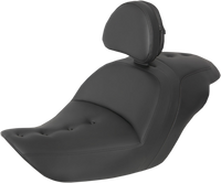 Thumbnail for SADDLEMEN Roadsofa* Pillow Top Seat - With Backrest - Black H23-20-181BR