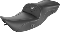 Thumbnail for SADDLEMEN Heated Roadsofa* Seat - Carbon Fiber 897-06-185HCT