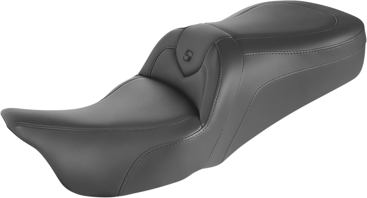 SADDLEMEN RoadSofa* Seat - Without Backrest - Black W/Black Stitching 897-06-187