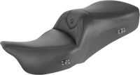 Thumbnail for SADDLEMEN Heated RoadSofa* Seat - Without Backrest - Black W/Black Stitching 897-06-187HCT
