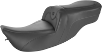 Thumbnail for SADDLEMEN RoadSofa* Seat - Without Backrest - Black W/Black Stitching 897-07-187
