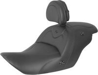 Thumbnail for SADDLEMEN Seat - RoadSofa* - with Backrest - Black w/ Black Stitching - Heated - GL1800 '14-'17 H23-20-187BRHCT