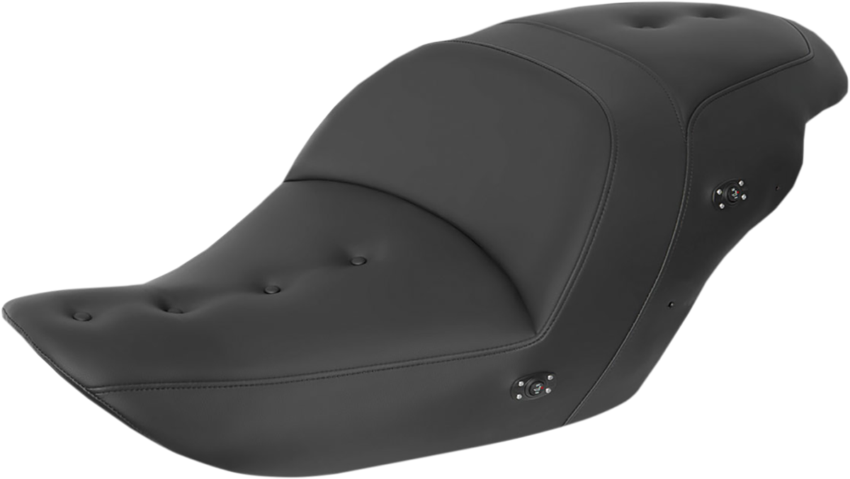 SADDLEMEN Heated Roadsofa* Pillow Top Seat - Without Backrest - Black H23-20-181HCT