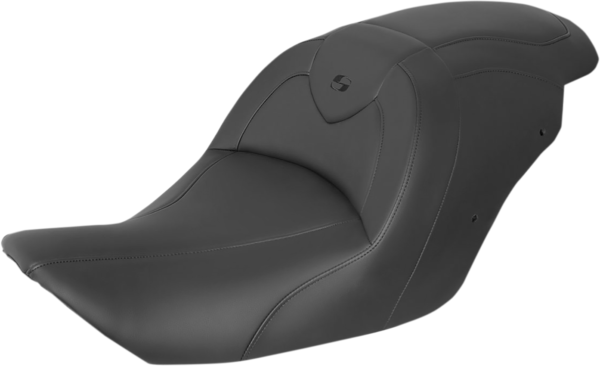 SADDLEMEN RoadSofa* Seat - without Backrest - Black w/ Black Stitching - GL1800 '14-'17 H23-20-187