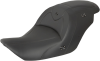 Thumbnail for SADDLEMEN Seat - RoadSofa* - without Backrest - Black w/ Black Stitching - Heated - GL1800 '14-'17 H23-20-187HCT