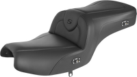 Thumbnail for SADDLEMEN Seat - RoadSofa* - without Backrest - Black w/ Black Stitching - Heated - Challenger '20-'22 I20-06-187HCT