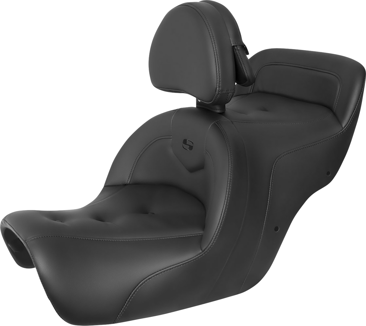 SADDLEMEN Seat - Roadsofa* - With Backrest - Pillow Top - Black H88-07-181BR