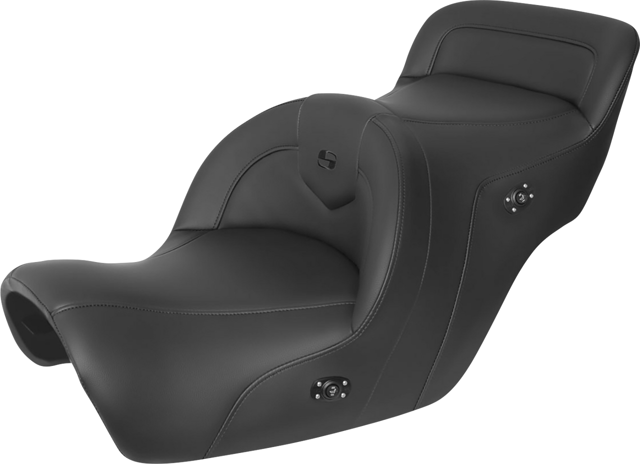 SADDLEMEN Heated Roadsofa* Seat - Without Backrest - Black H88-07-187HCT
