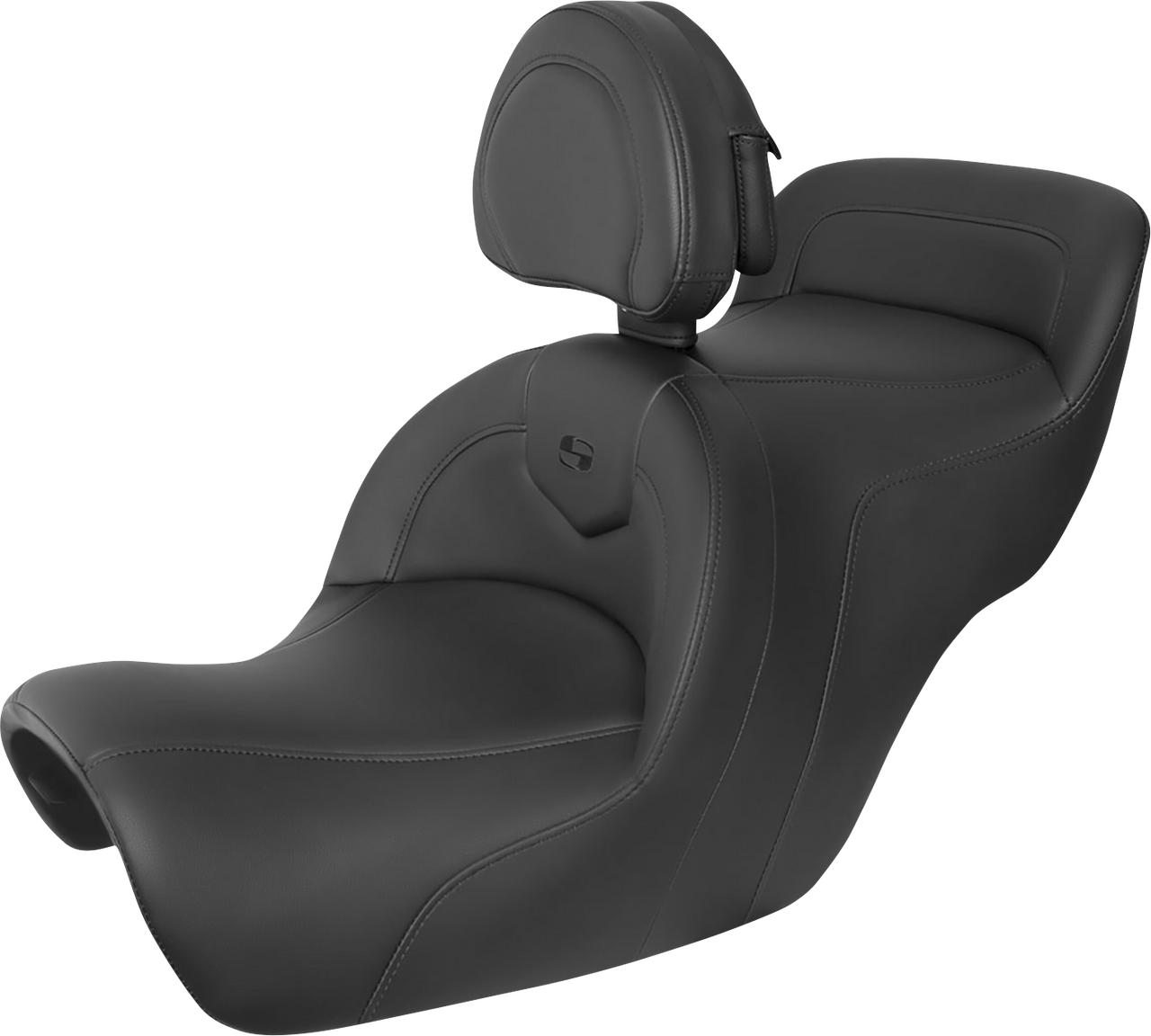 SADDLEMEN Roadsofa* Seat - Includes Backrest - Black H88-07-187BR
