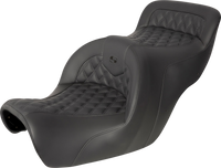 Thumbnail for SADDLEMEN Seat - Roadsofa* - Without Backrest - Full Lattice Stitch - Black H88-07-182