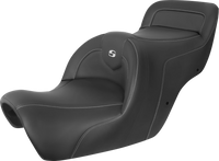 Thumbnail for SADDLEMEN Roadsofa* Seat - Carbon Fiber - Without Backrest - Black - GL H88-07-185