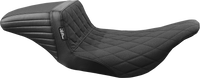 Thumbnail for LE PERA Kickflip Seat - Double Diamond - Black - FL '97-'07 LH-597DD