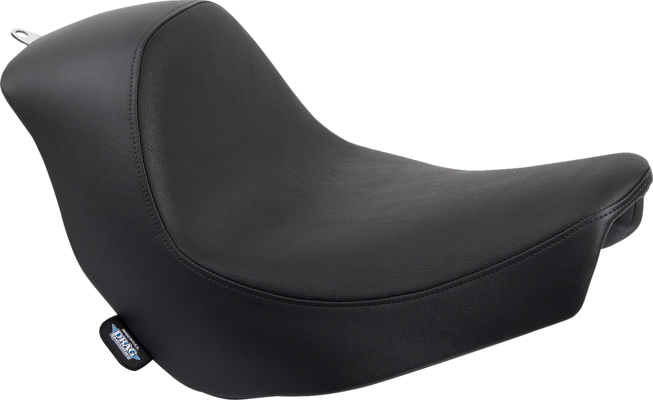 DRAG SPECIALTIES Solo Seat - Black - Smooth - FL/FX '18-'23 0802-1512