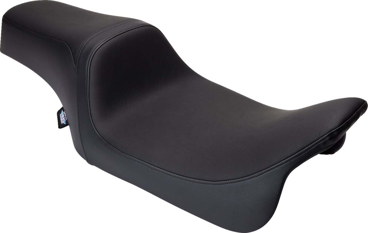 DRAG SPECIALTIES Predator 1Up Seat - Vinyl - Black - Smooth - FLH '08-'23 0801-1480