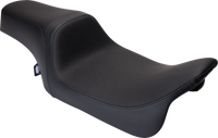 Thumbnail for DRAG SPECIALTIES Predator 1Up Seat - Vinyl - Black - Smooth - FLH '08-'23 0801-1480