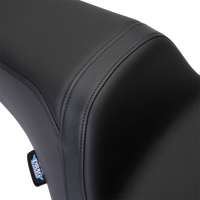 Thumbnail for DRAG SPECIALTIES Predator 1Up Seat - Solar Leather - Black - Smooth - FLH '08-'23 08011493