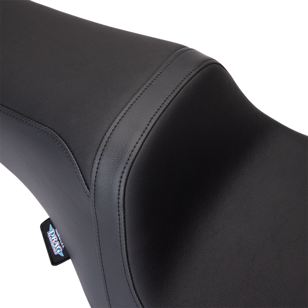 DRAG SPECIALTIES Predator 1Up Seat - Vinyl - Black - Smooth - FLH '08-'23 0801-1480