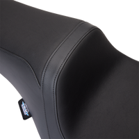 Thumbnail for DRAG SPECIALTIES Predator 1Up Seat - Vinyl - Black - Smooth - FLH '08-'23 0801-1480