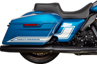 Thumbnail for DRAG SPECIALTIES Predator 1Up Seat - Vinyl - Black - Smooth - FLH '08-'23 0801-1480
