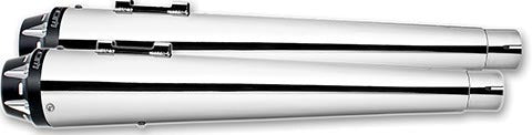 American Outlaw Slip Ons 4.5" Chrm W/Sculpt Tip `17 Up Flt/H