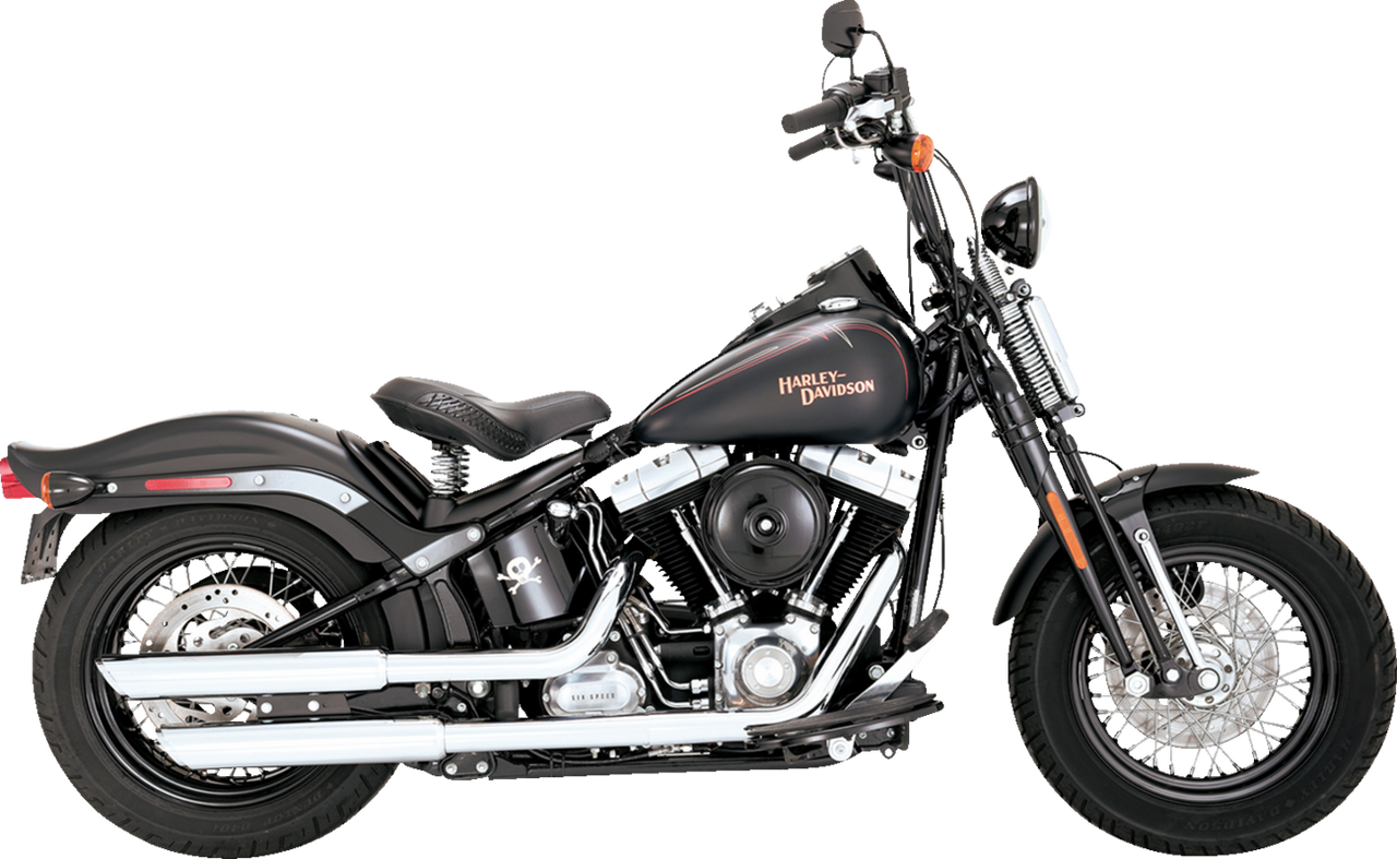 VANCE & HINES 3" Twin Slash Slip-On Mufflers - Chrome 16842