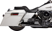 Thumbnail for DRAG SPECIALTIES Freedom Seat - Vinyl - Double Diamond Black Stitch - FLH '97-'07 08011504-4676B