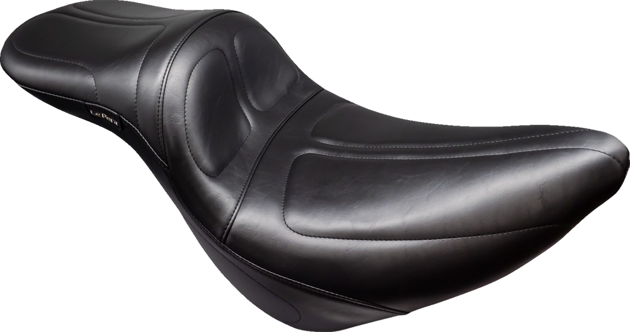 LE PERA Tailwhip Daddy Long Legs Low Rider Seat - Maverick Stitch - Black - FL/FX '18-'23 LYR-910DL