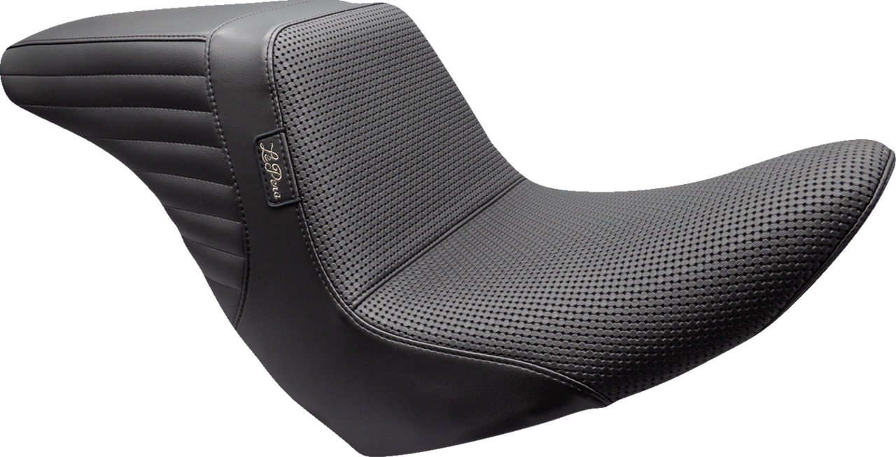 LE PERA Kickflip Up Front Seat - Basketweave - Black - FL/FX '18-'23 LYRU-590BW