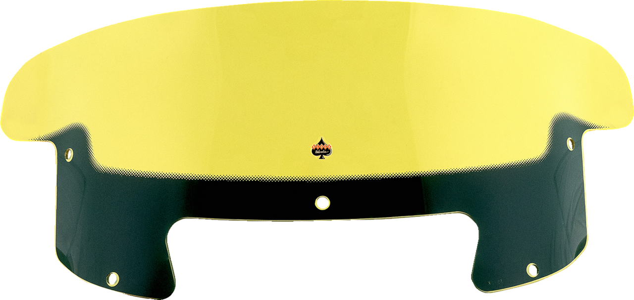 KLOCK WERKS Kolor Flare* Windshield - 8" - Yellow - Indian KWW-04-0620