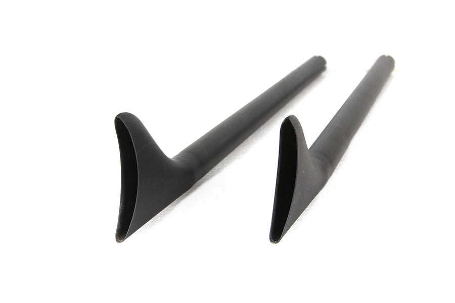 36 inch Straight Fishtail Exhaust Extension Set Black