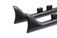 Thumbnail for M8 33 inch Straight Fishtail Exhaust Extension Set Black